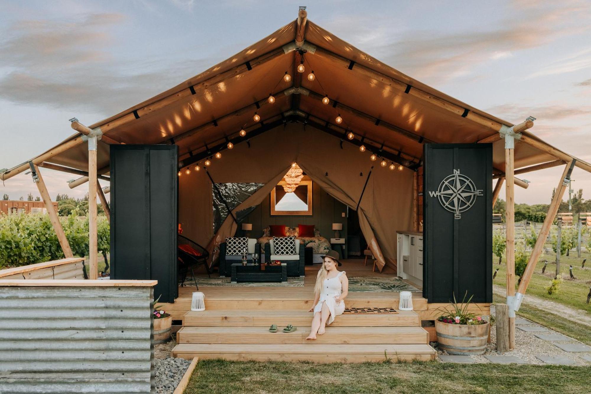 Villas & Vines Glamping Hastings Εξωτερικό φωτογραφία